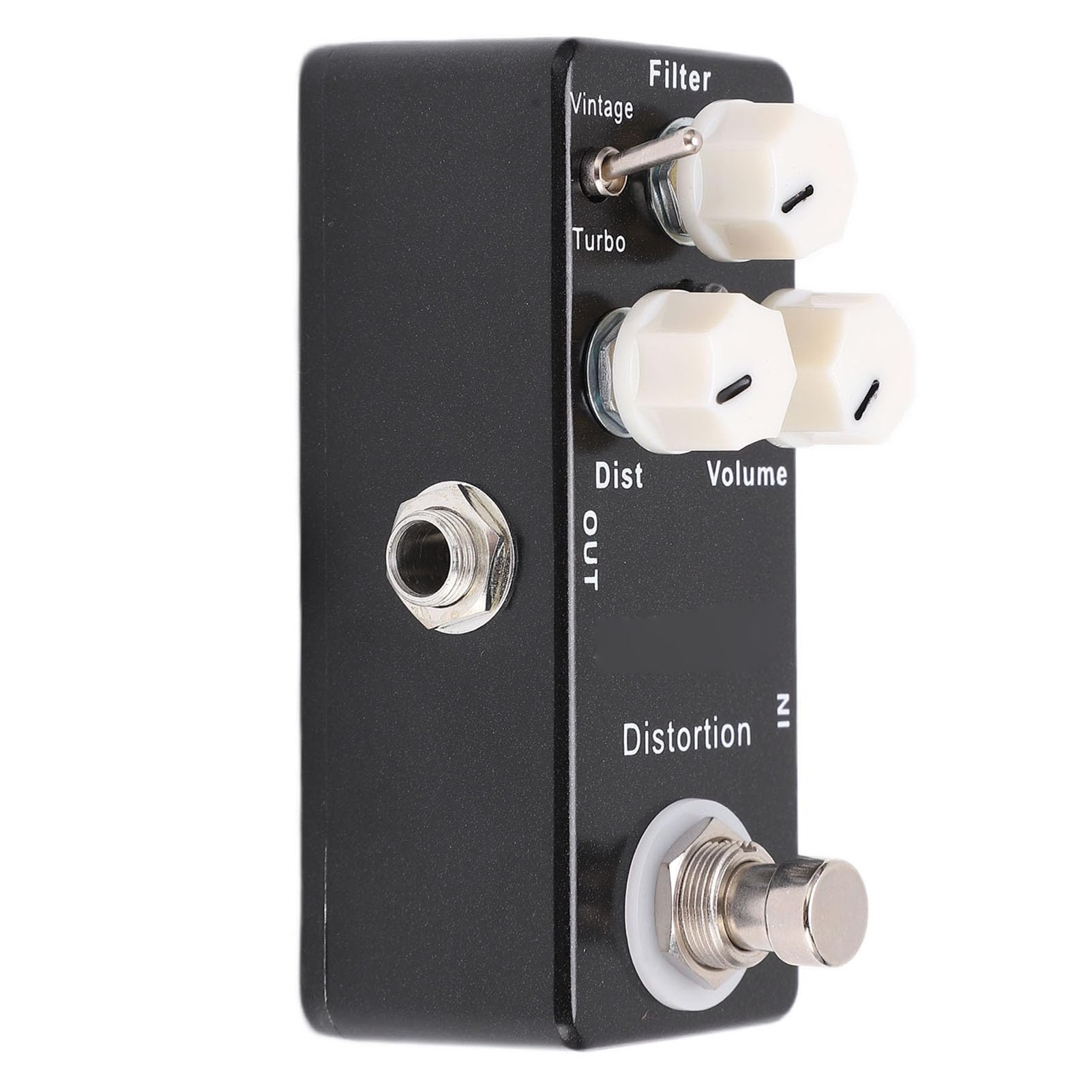 FILFEEL Pedale per Chitarra Distorsore con Interruttore True Bypass – Effetto Compatto Ed Elettrico per Chitarristi