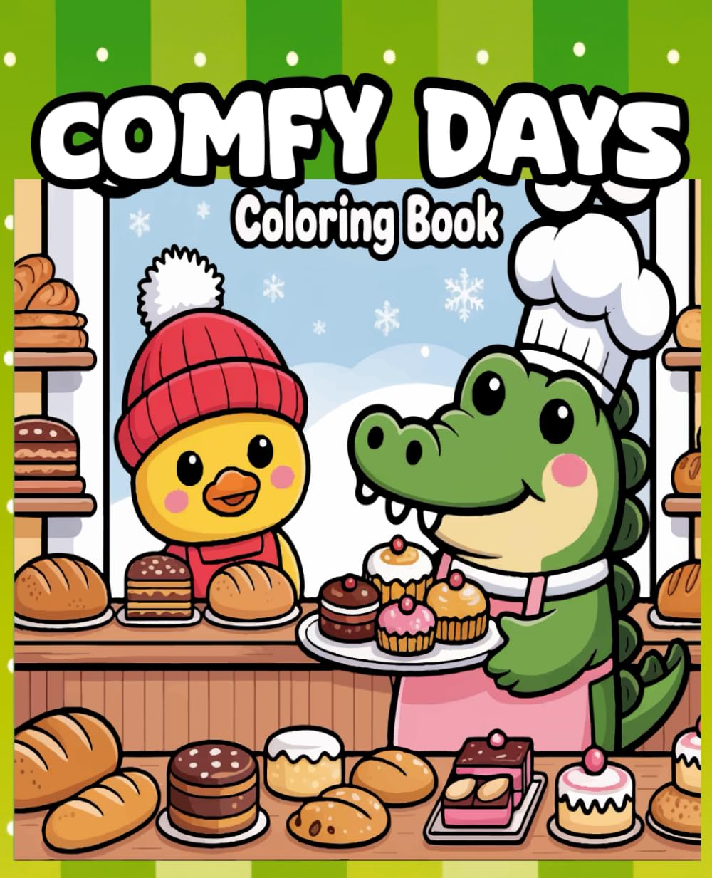 Comfy Days Coloring Book: A cozy collection of relaxing designs for adults seeking stress relief mindfulness and peaceful coloring time.