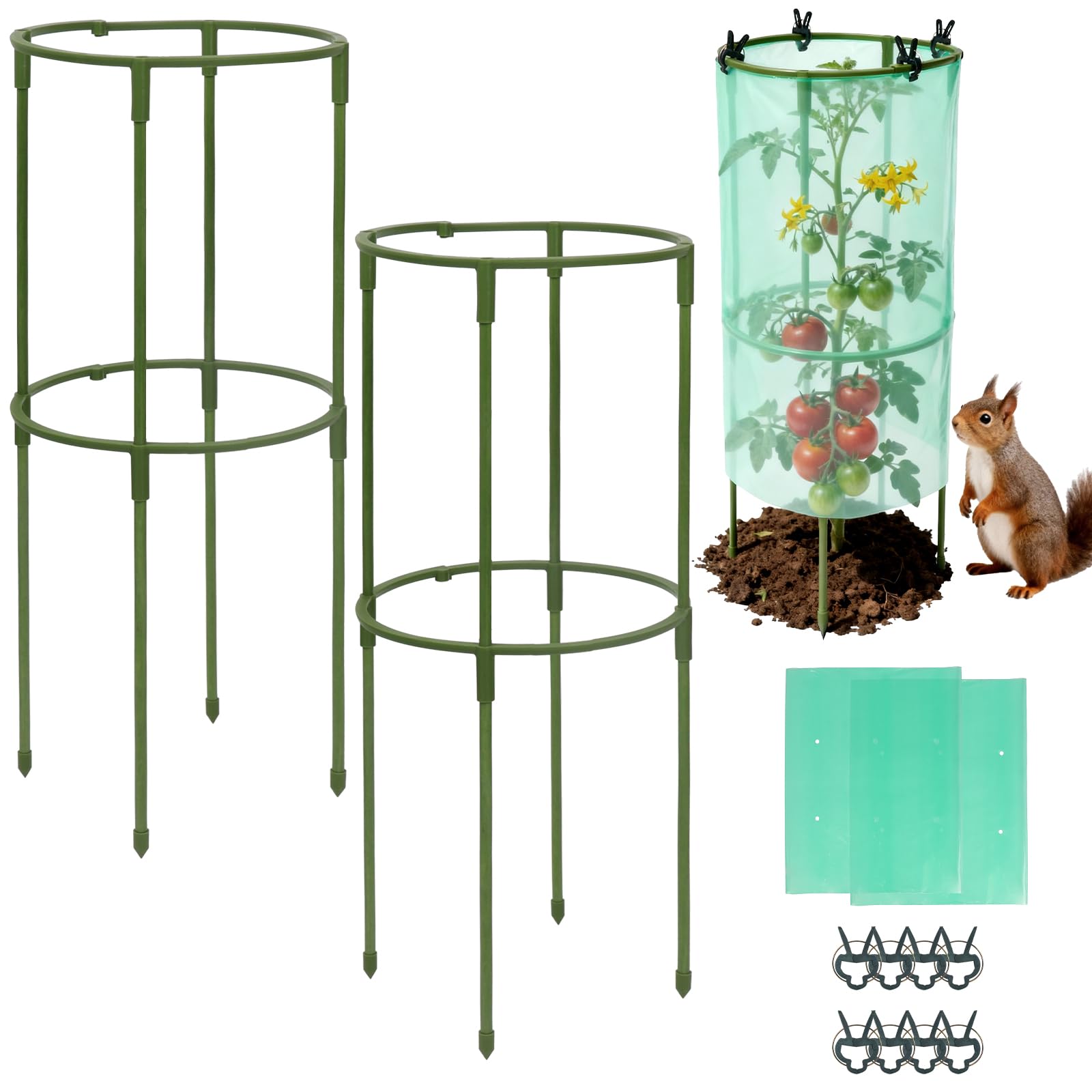2 x Pflanzenglocke für den Garten