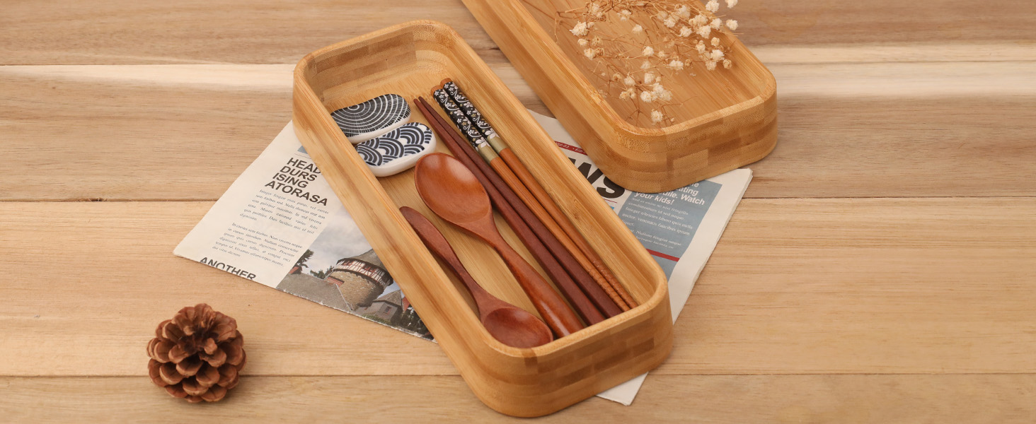 Amazon｜【FSC認証製品】良木工房(YOSHIKI) 竹製 カトラリーケース