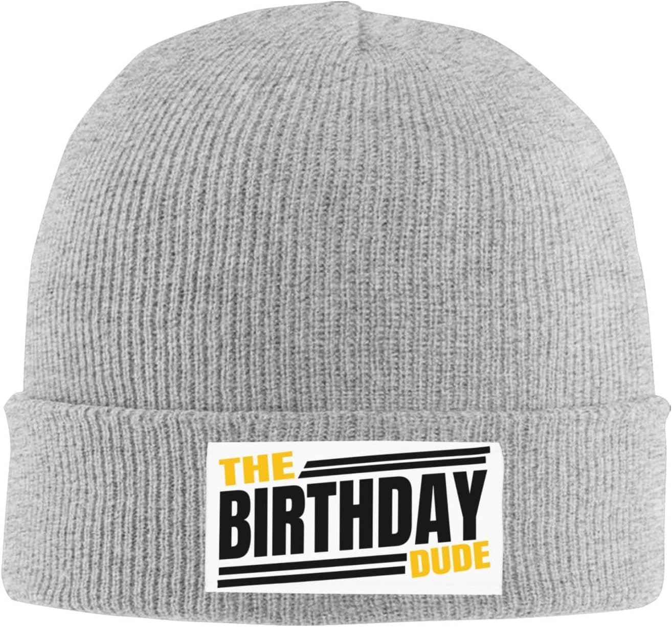 The Birthday Dude hat Graphic Novelty Men Women Boys Girls Funny Party Knit hat Beanie Cap