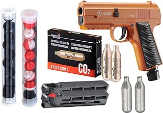 Lancer Self Defense Hornet 0.43 Cal Home Defense Launcher All in One Package-Less Lethal for Personal Defense (Color: Orange / Black)