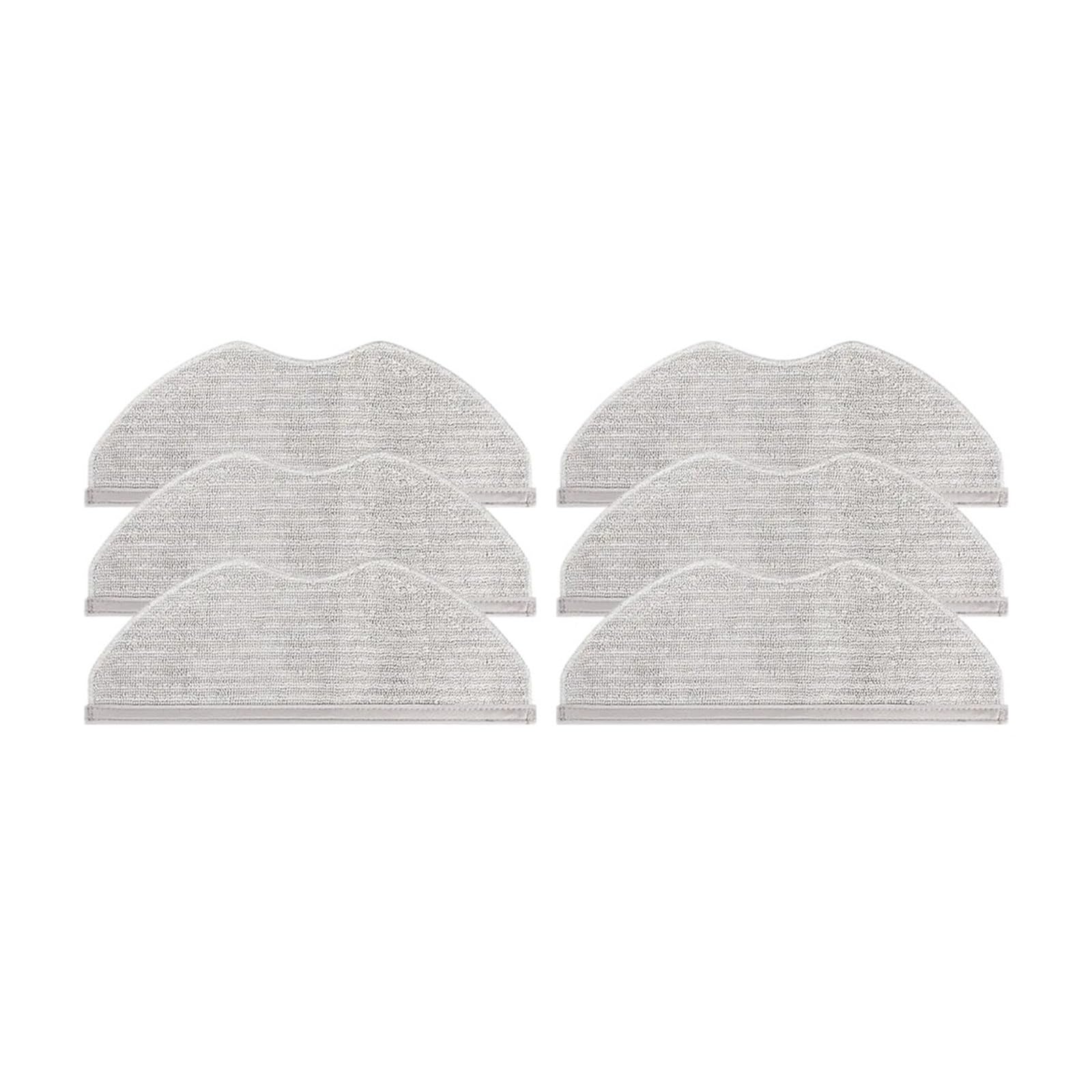 LMRXOFE Mop Rags,Compatible For Xiaomi,Robot Vacuum H40 S40 S40C OV81 OV51 E101 Cloth Mop Attachments Vacuum Cleaner Acssories Spare Parts(6 pcs)