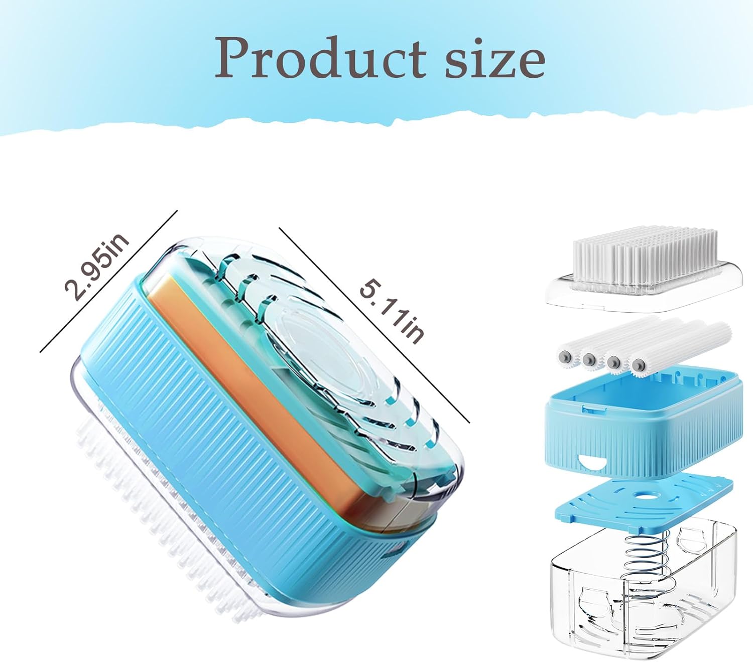 Soap Dish with Drain Multifunctal Soap Dish Soap Cleaning
