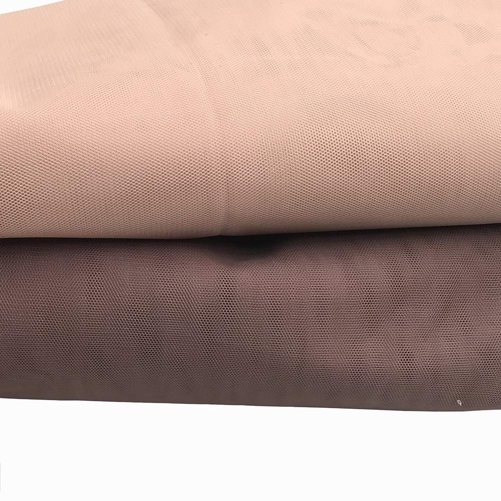 Bizzico Furun 12 Yard Lace Net Material for Wigs Making & Repair Wig Caps Closures and Frontals Foundation Wig Accessories 43inchx18inch (Transparent)