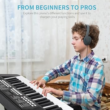 37 Keys Kids Piano for Beginners with Microphone and LED Screen