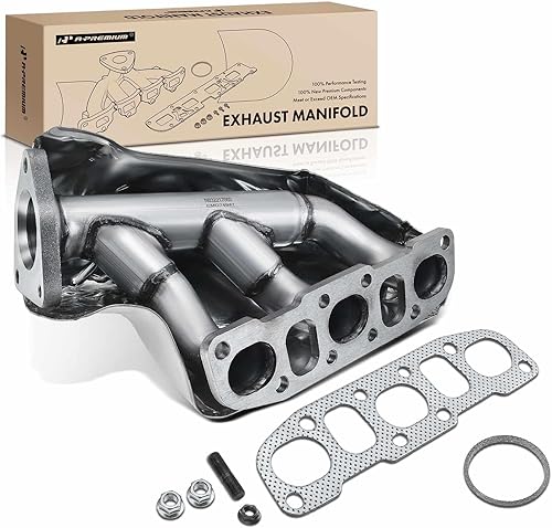 Miniatura 10 de A-Premium Kit colector de escape izquierdo con junta, espárragos, tuercas, escudo térmico [4.0L] compatible con Nissan Frontier 2005-2019