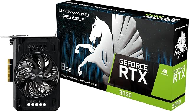 Placa de Video Nvidia RTX3050 8GB Pegasus GDDR6 128Bits GAINWARD NE63050018P1-1070E
