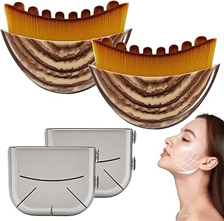 Cepillo facial de contorno linfático, cepillo...