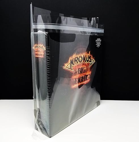 Miniatura 6 de Juego de cajas XXL (5) de plástico transparente resellable de 0.079 pulgadas para discos de vinilo LP de 33 rpm, caja 2XL (+ 1 calcomanía Dj gratis)