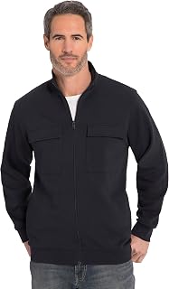 JP 1880 Menswear Big & Tall Plus Size L-8XL Sweat jacket, stand-up collar, zip, 4 pockets 815159