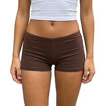 DSORVICD Women Polka Dot Shorts Low Rise Elastic Waist Micro Shorts Cute Y2k Lounge Bottoms Going Out Mini Shorts
