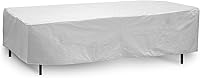 Vista 1 de Protective Covers Funda de mesa resistente a la intemperie, 60 x 66 pulgadas, mesa ovalada/rectangular, gris - 1152