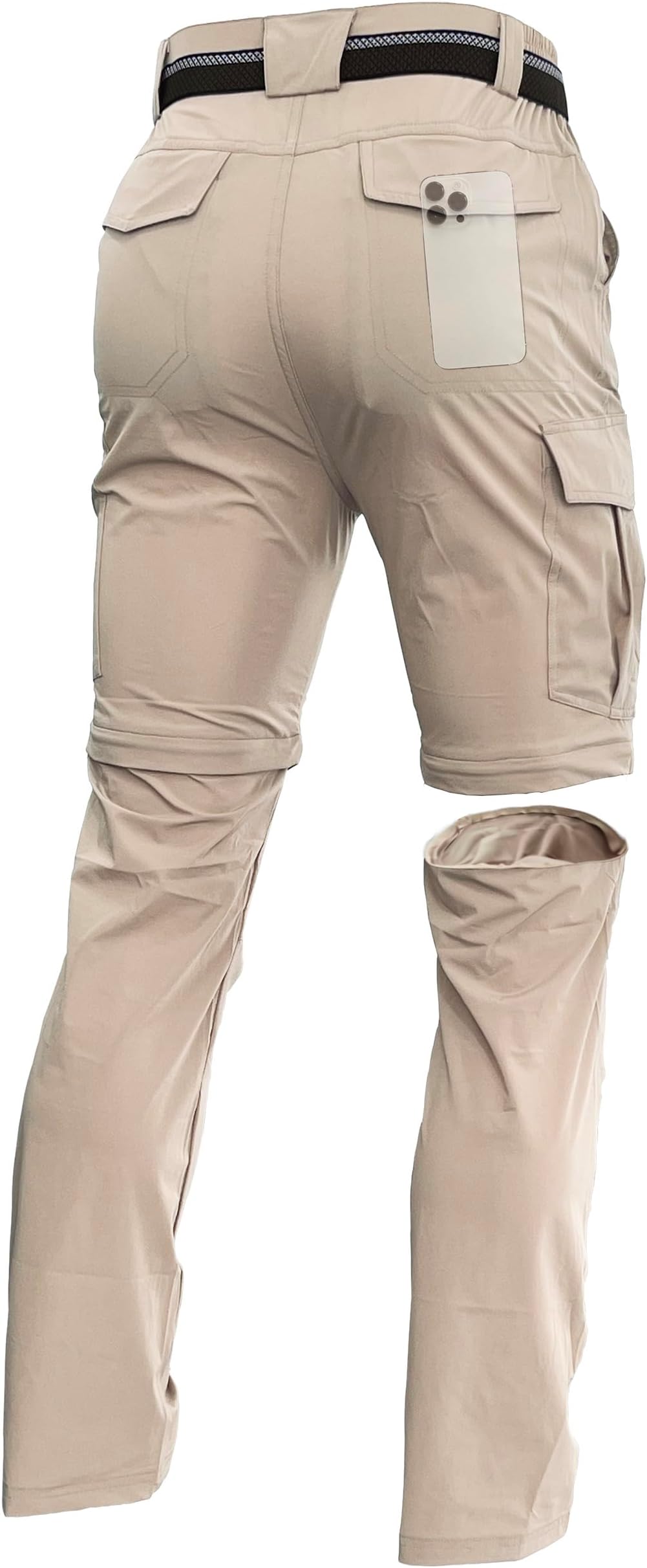 Men's Lightweight Hiking Cargo Work Pants Quick Dry Water Resistant Fishing Travel Climbing Outdoor Stretch Pants