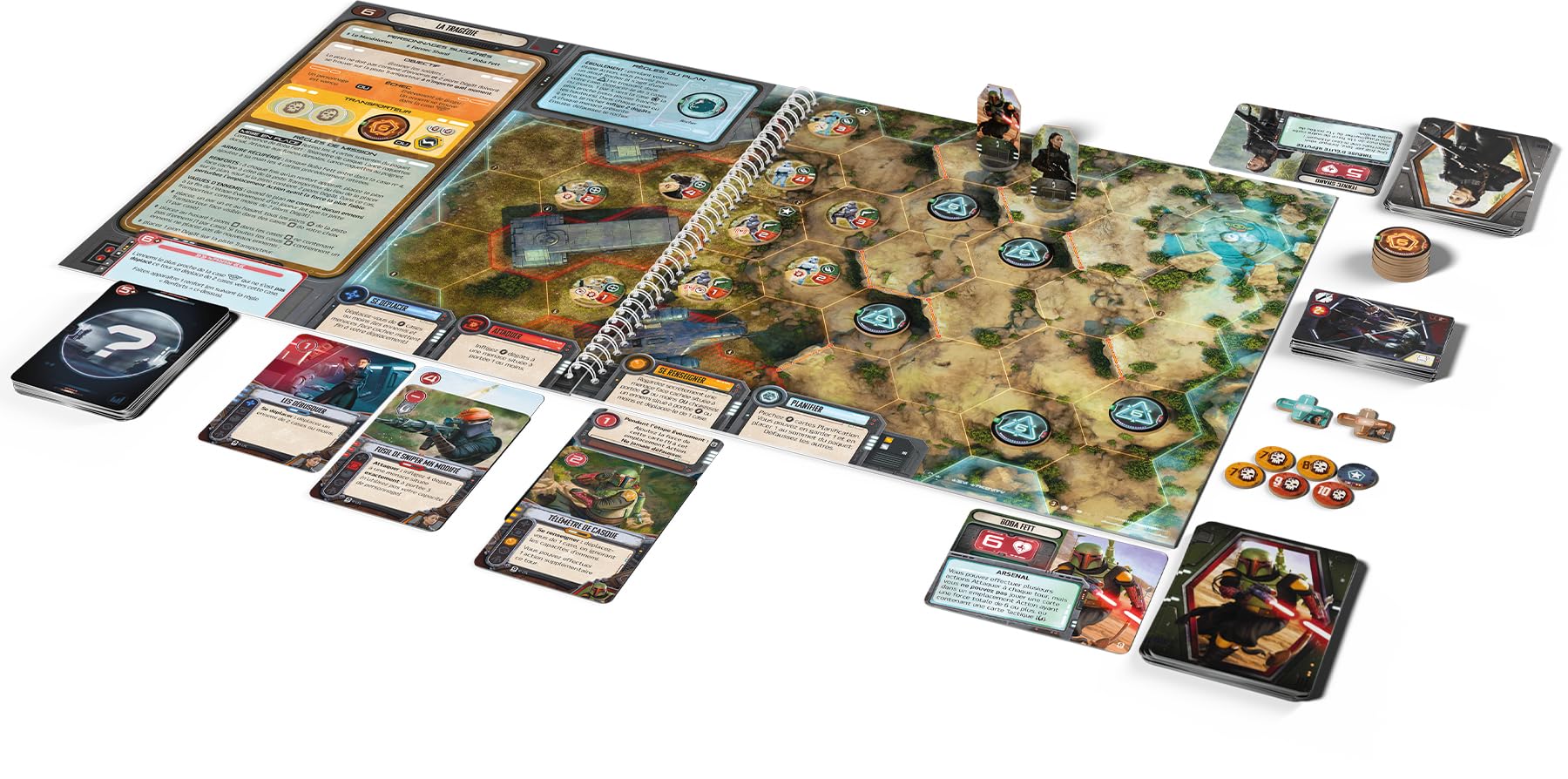 Asmodee - Star Wars The Mandalorian Adventures - Extension : Clan des Deux