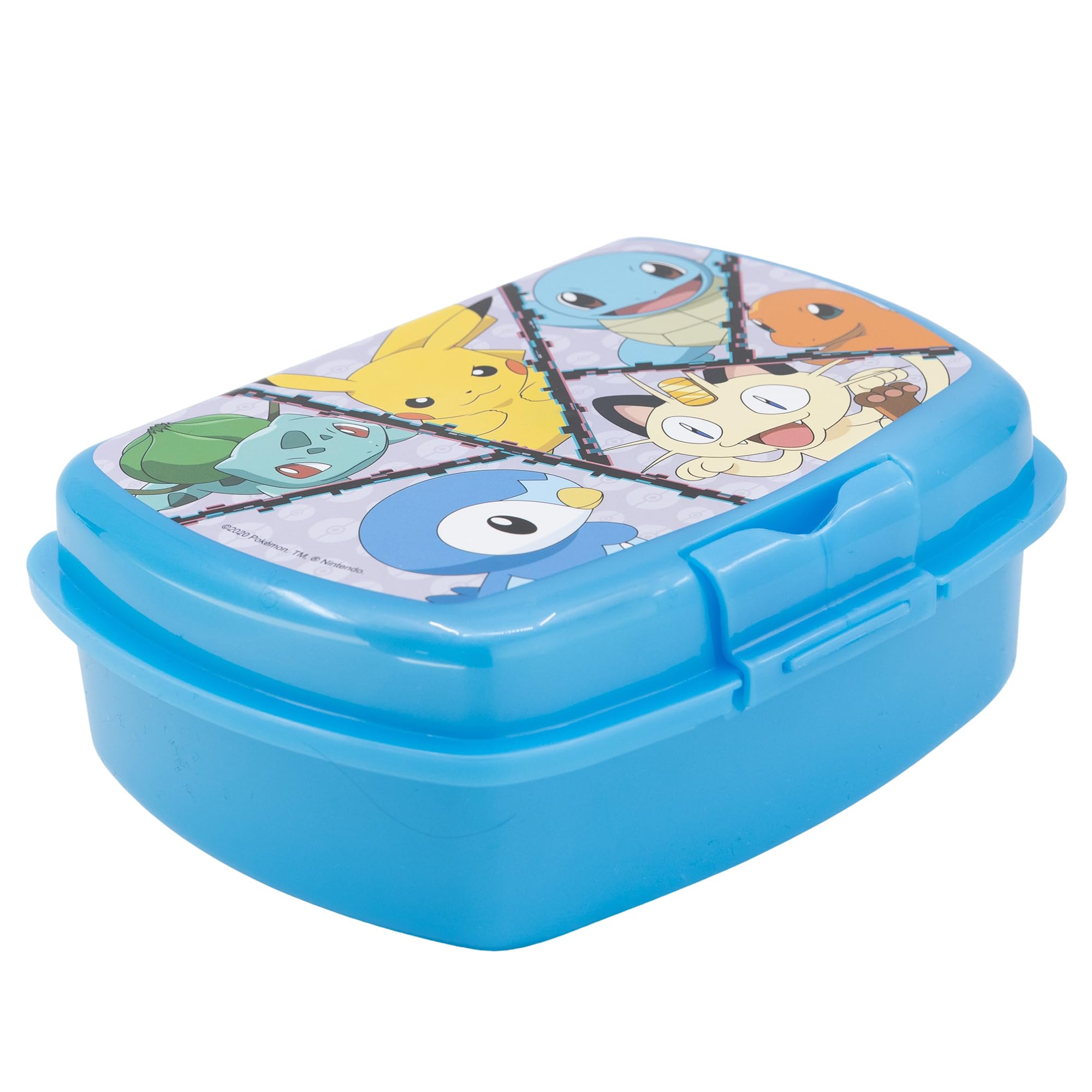 Pokemon pudełko śniadaniowe dla dzieci z bezpiecznym zamknięciem