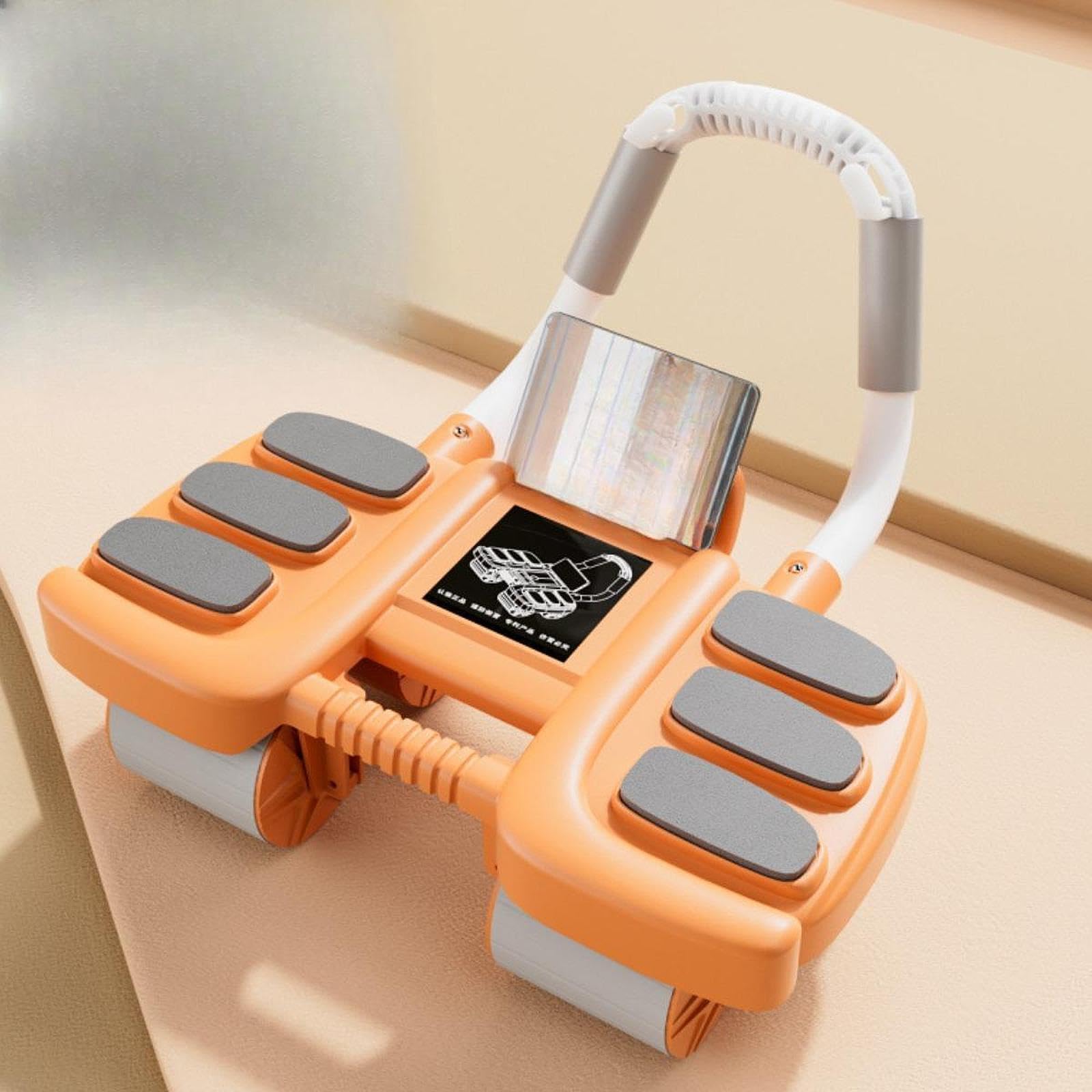Ab Training Roller Ergonomic Design Stretch Training Stable Abdominal Roller-image-31