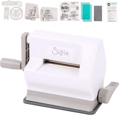 Miniatura 3 de Sizzix Sidekick Kit de inicio 661770 Máquina de corte manual portátil para artes y manualidades álbumes de recortes y tarjetas apertura de 25in y