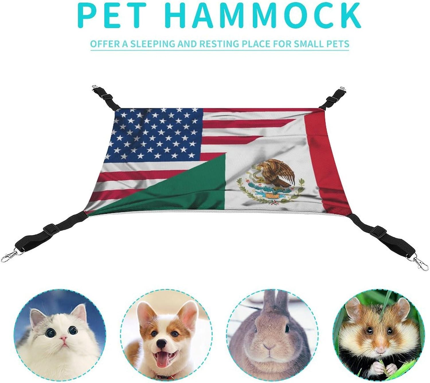 review Mexican US History Cat Hammock- Comfort & Style Soft Pet Bed for Cat Puppy Or Small Pet