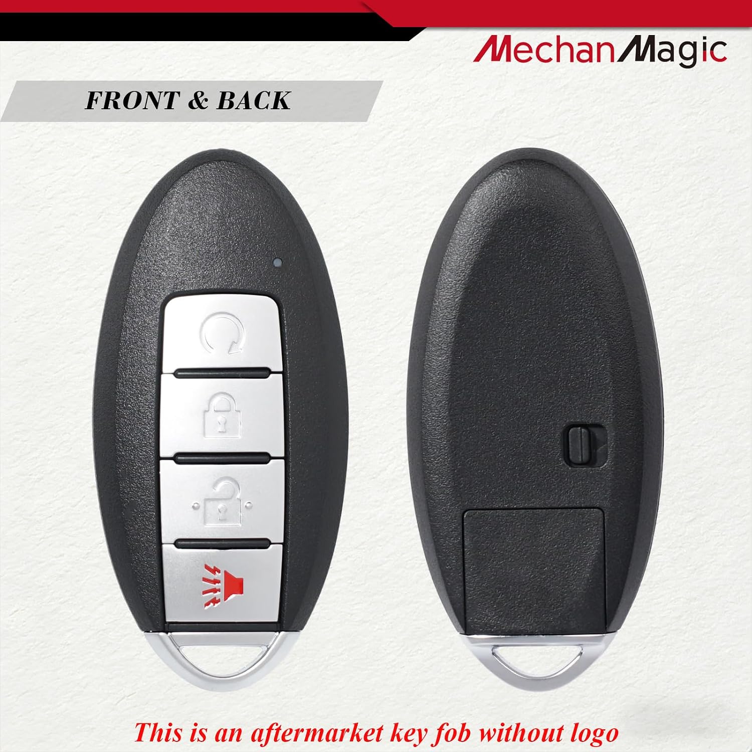 MechanMagic Smart Key Fob Replacement Fits for Nissan Kicks SR SR+ SV Rogue 2018 2019 2020 2021 Keyless Entry Remote Control Push Start Button 4 Button KR5TXN3 285E3-5RA6A