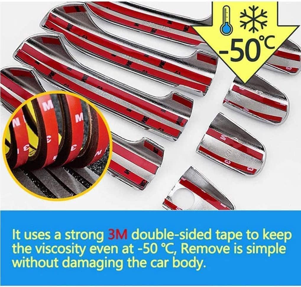 8 Pièces Protecteur Poignée Porte De Voiture, Pour MG ZS EV 2017 2018