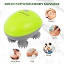 SUPERSTUD Scalp Massager For Hair Growth || Rechargeable Electric Head Massager with 3 Speed Modes | Head Scratcher for Stress Relief, Relaxation & Deep Clean gallery image