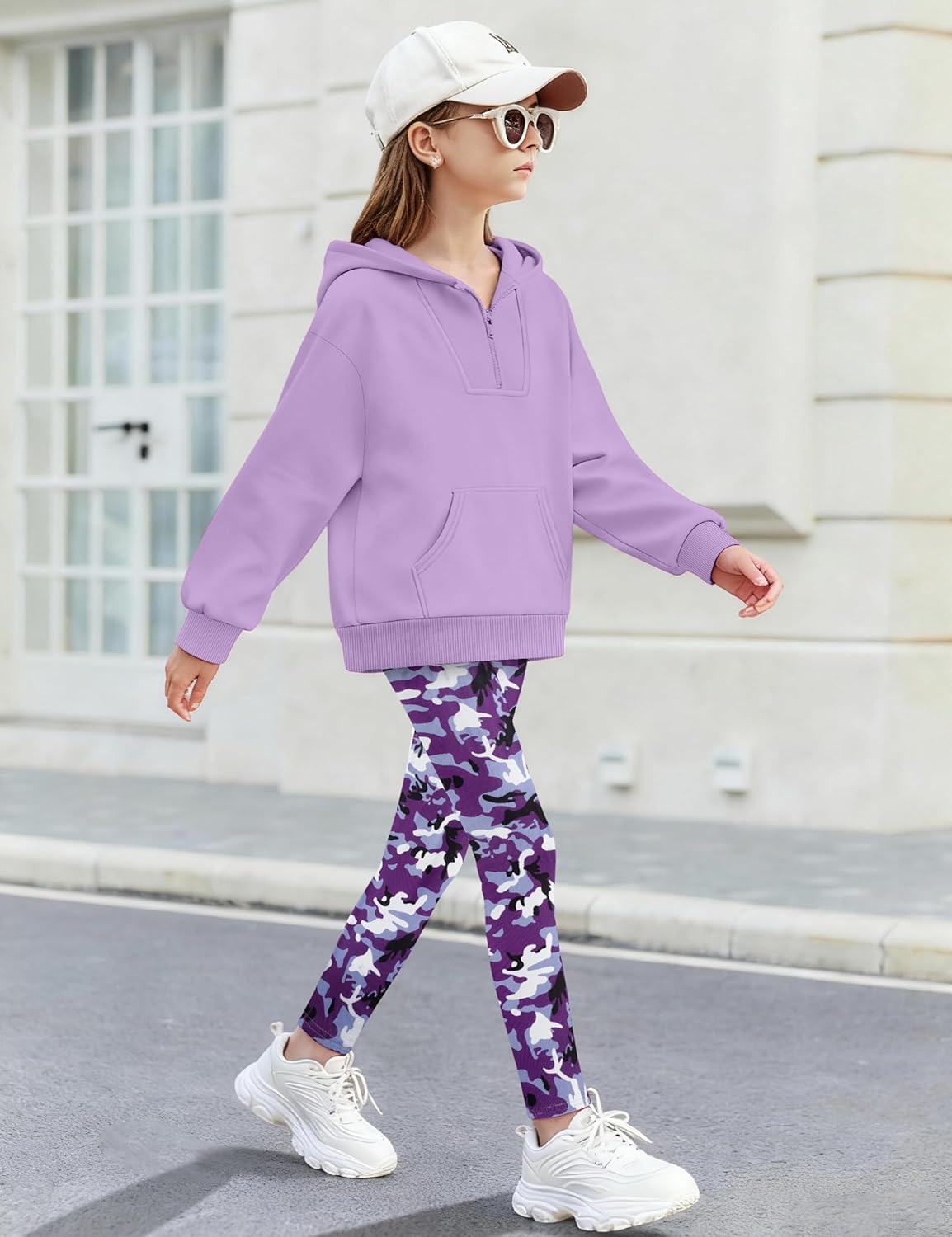 MIGU Girls Clothes Tie Dye Hoodie Sweatshirt + Camo Sweatpants Girls Clothing Sets 2 Piece Fall Winter Outfits 6-14T - Image 4