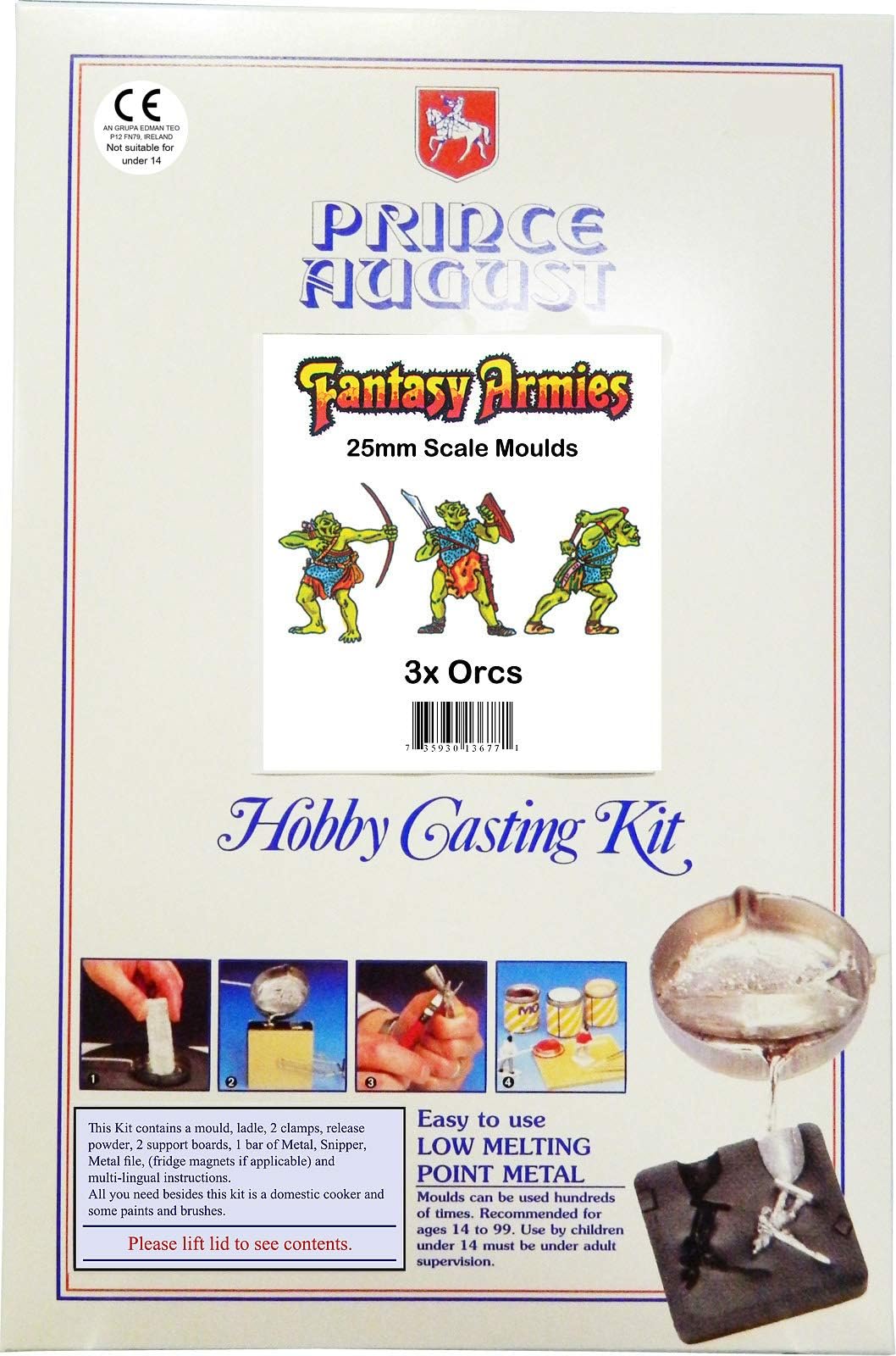 Prince August Hobby Casting Value Starter Kit - Fantasy Armies Orcs PA13677