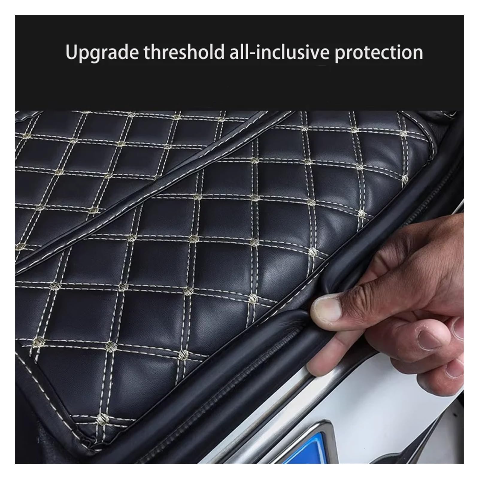 Coche Forro Maletero para Tiggo 9 Ebro S900 2024~2026 2025 Cubiertas De Botas PU para Coche Prevención Arañazos Alfombrilla para Maletero Bandeja Accesorios Forro Protección