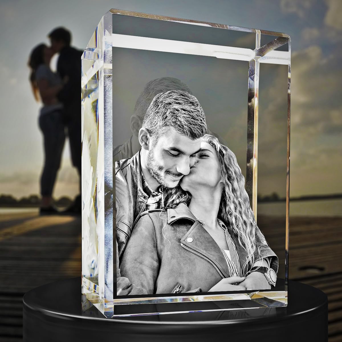 Amazon.co.jp: 3Dクリスタル写真、3Dクリスタル写真、3Dレーザー写真