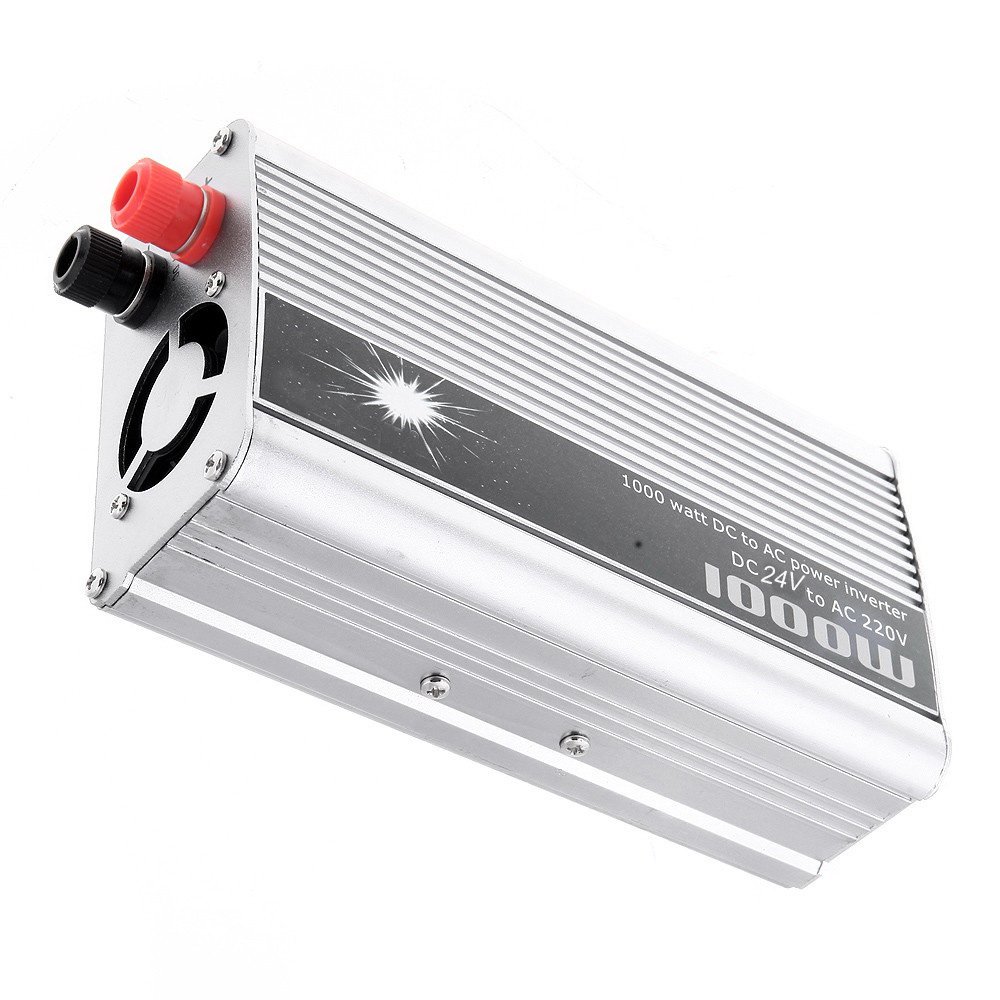 Portable 1000W Car Power Onduleur de Voiture Adaptateur USB DC 24V AC 220V Chargeur Convertisseur