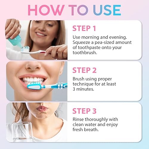 Miniatura 5 de Pasta de dientes de niacinamida, pasta dental blanqueadora intensiva de niacinamida, dientes de limpieza profunda y suave, blanquea eficazmente los