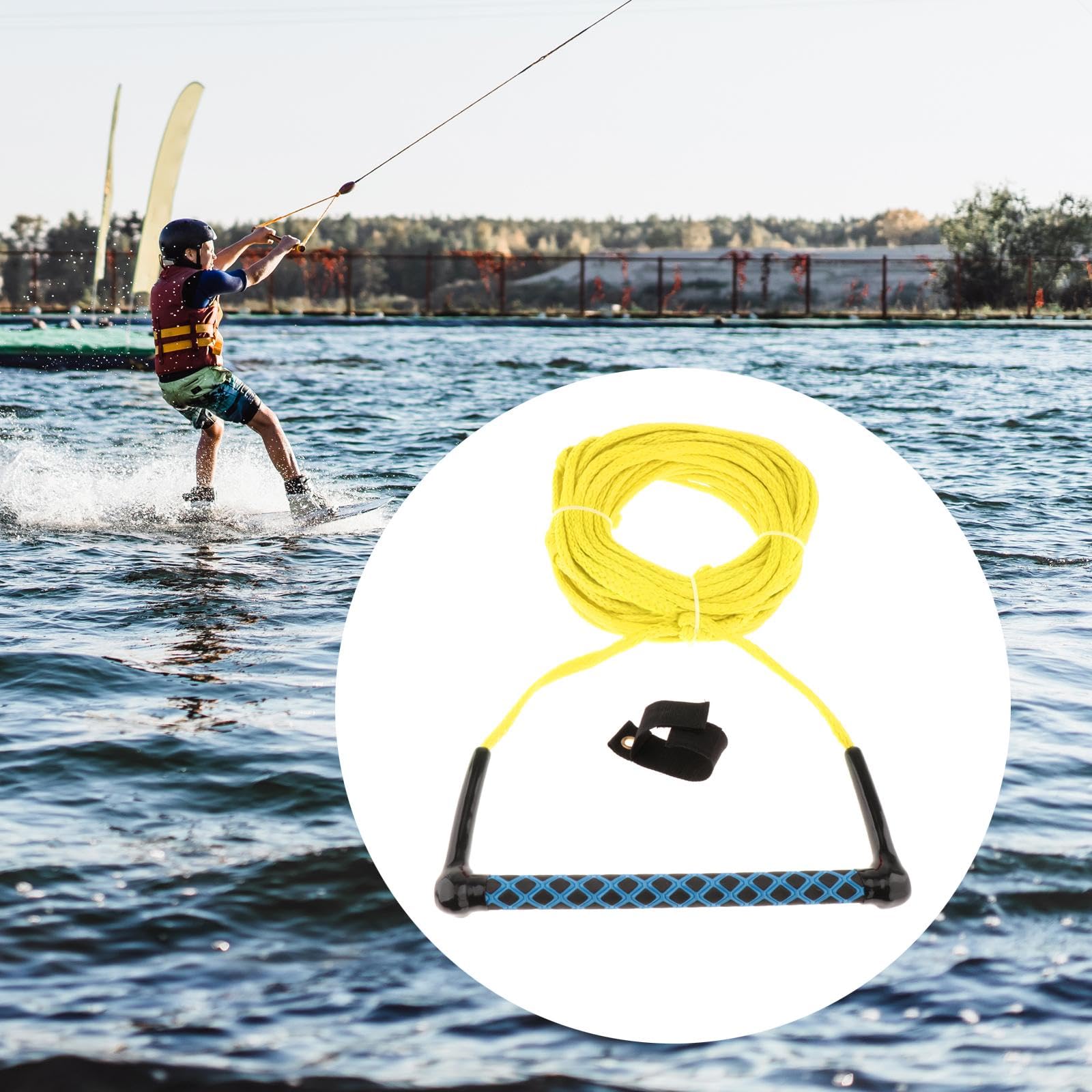 Cavo Traino per Wakeboard Nautico Design Ergonomico Leggero PP Resistente
