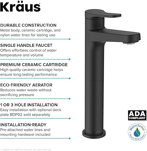 Miniatura 163 de KRAUS Indy - Grifo de baño con sensor sin contacto con caja de control y mezclador de temperatura en acero inoxidable sin manchas, KSB-10001SFS