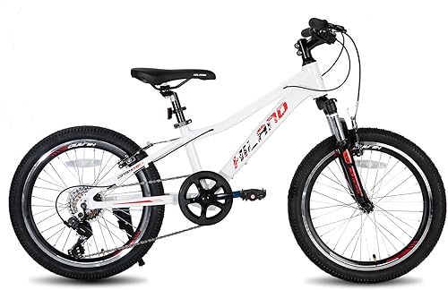 Miniatura 38 de HILAND - Bicicleta de montaña de 20, 26, 27.5 pulgadas, para mujeres y niñas, velocidad de 7/21 con horquilla de suspensión de bloqueo, marco