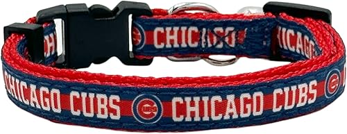 Miniatura 84 de MLB CAT Collar de satén de Los Angeles Angels, collar de equipo de béisbol para perros y gatos. Un collar de gato brillante y colorido con colgante