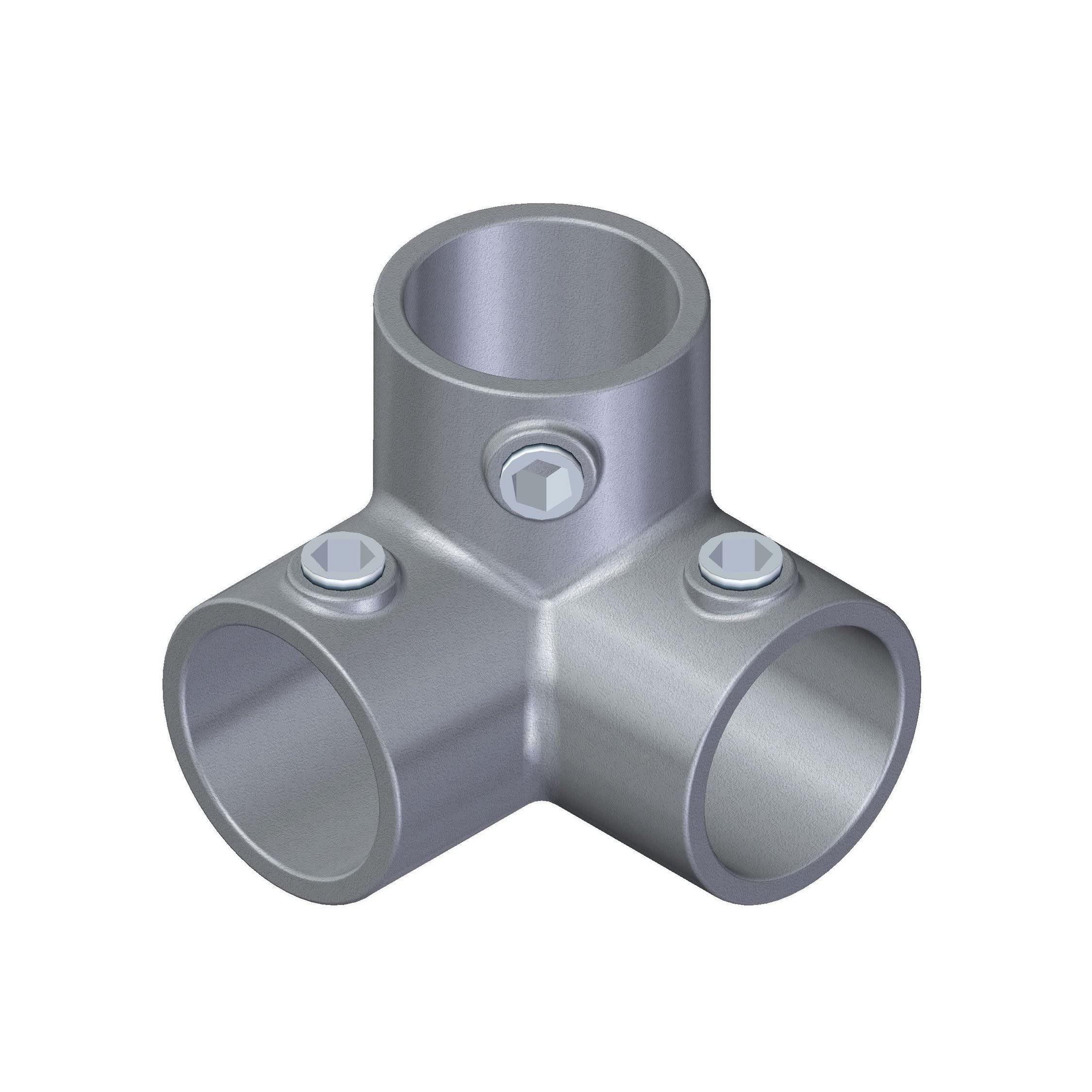 AVERDE Rohrverbinder Eckverbinder 90° - 1 1/4 Zoll (42,4mm) Für Geländer & Konstruktionen