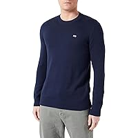 Tommy Jeans Tjm Slim Essential Light Sweater Pullover, Blue (Dark Night Navy)