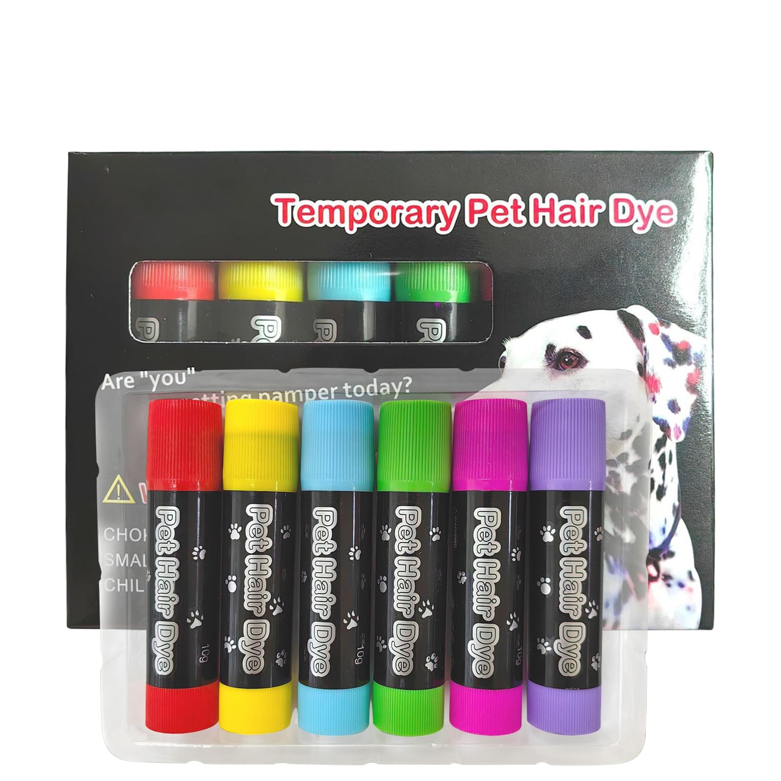 Niesel Dog Paint, Temporary Pet Hair Colour, Colour Spray for Cats, Livestock with Bright Colours for Design and Care