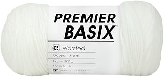 PREMIER YARNS YARN BASIX WHITE