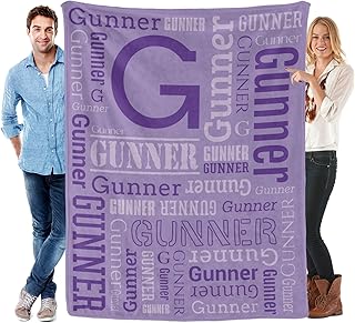 ZAACUSTOM Custom Blankets with Names Made in USA Flannel Personalized Blanket for Baby Adult Girls Boys Monogrammed Customized Throw Blanket Christmas Mothers Fathers Valentines Day Daily Gift