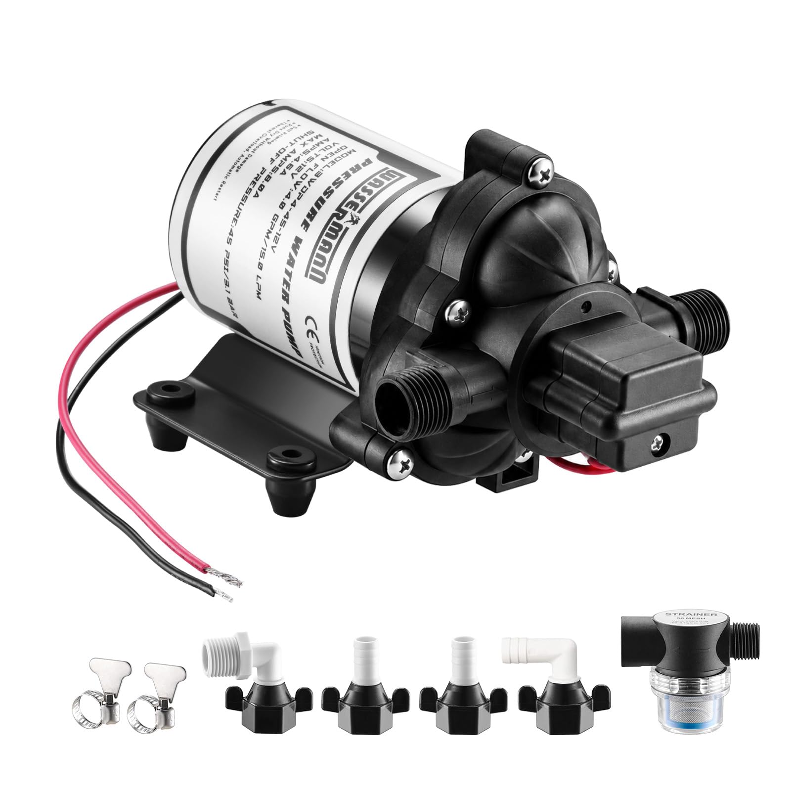 WASSERMANN RV Pump 4.0 GPM 45 PSI