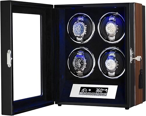 Vista 2 de Watch Winder Automatic Watches Storage Box Automatic Watches for Both Men and Womens Watches with Silent Motor.