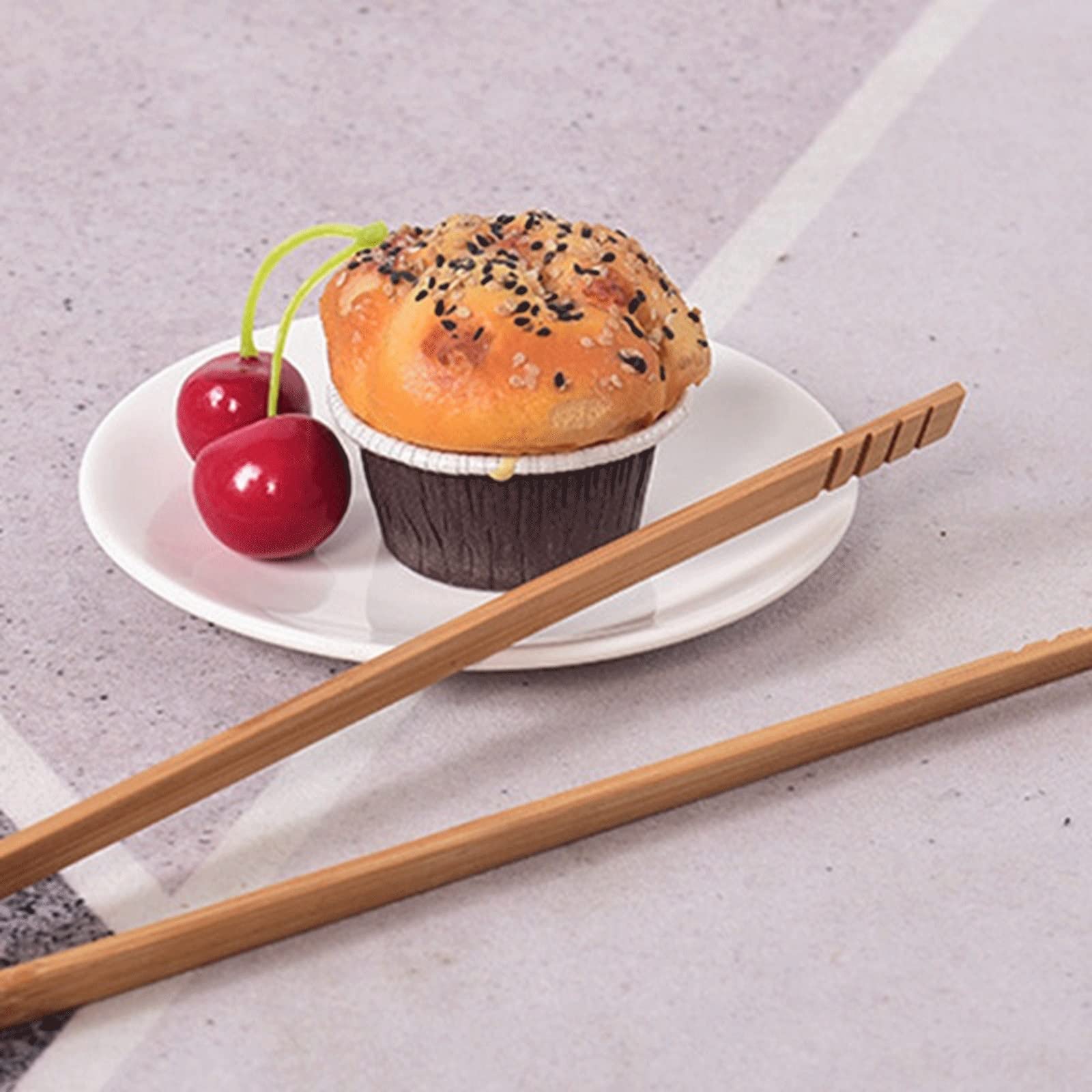 MRKU Pinzas para cocinar, Utensilios de Cocina, Herramienta para bufé, Pinzas anticalor para Pan, Pinzas para repostería, Pinzas para Servir barbacoas
