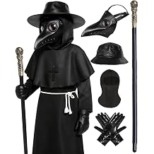 Plague Doctor Halloween Costume for Kids Boys Steampunk Costume