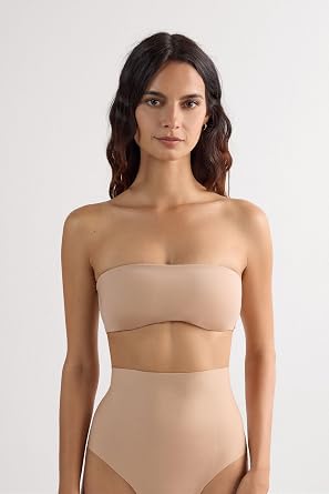 Intimissimi Ilaria Bandeau Bra in Ultralight Microfiber