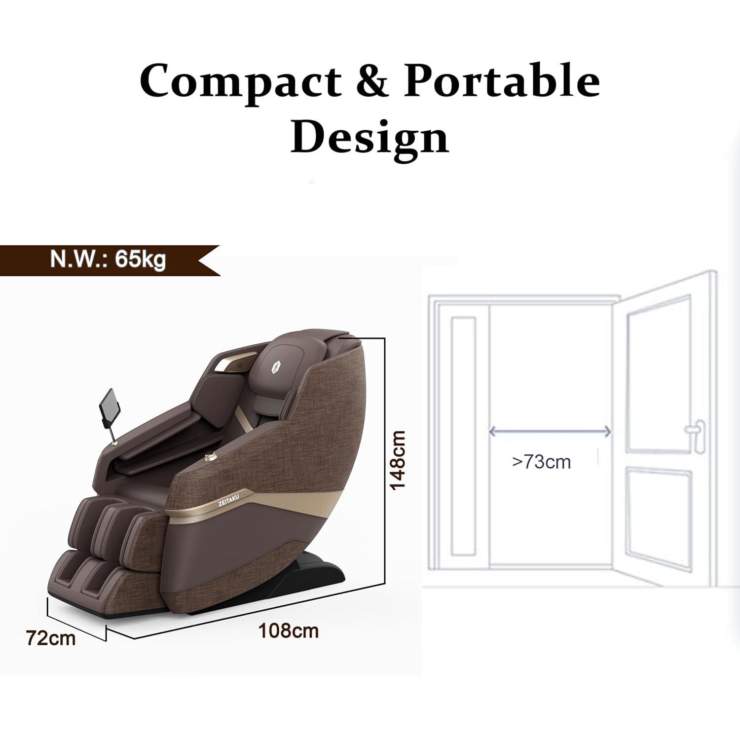 Zeitaku Full Body Massage Chair CHIRU with Zero Gravity Recline, 21 Auto Wellness Programs, 10 Fixed Massages Magnetic Therapy Foot Reflexology Carbon Fiber Heating Bluetooth Speakers & LCD Controller Zeitaku Full Body Massage Chair CHIRU with Zero Gravity Recline, 21 Auto Wellness Programs, 10 Fixed Massages Magnetic Therapy Foot Reflexology Carbon Fiber Heating Bluetooth Speakers & LCD Controller