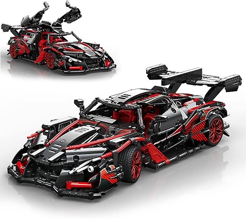 NEWRICE Apolo - Kit de bloques de construcción de autos superdeportivos, escala 114, juguetes de construcción para adultos, autos de carreras