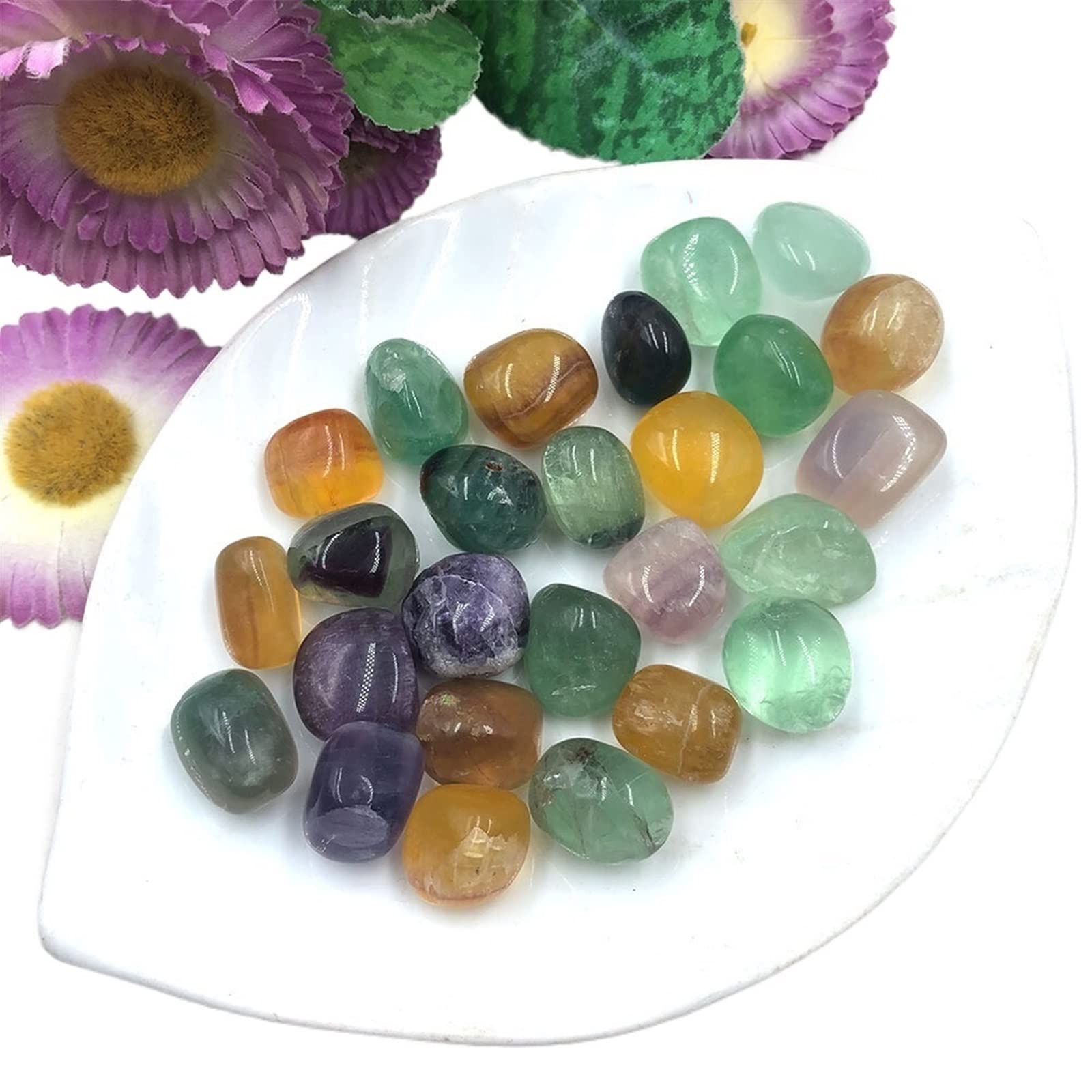 Amazon.co.jp: 100g バルク ナチュラル レインボー フローライト ポリッシュ パームストーン クリスタル クォーツ ストーン ロック  収集価値のある標本 宝石 天然石 : ファッション