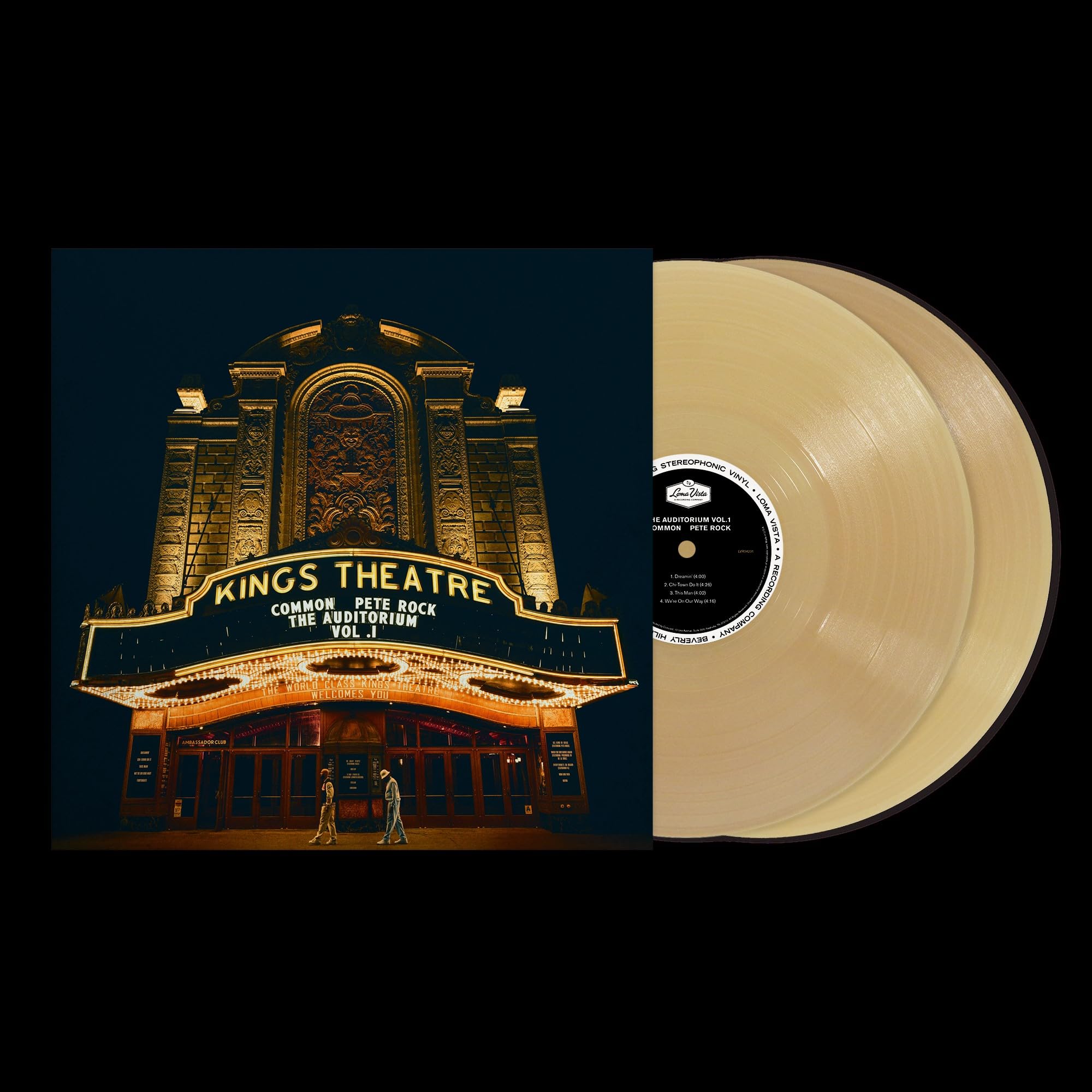 COMMON/PETE ROCK - The Auditorium Vol 1 - limited gatefold coloured vinyl 2xLP